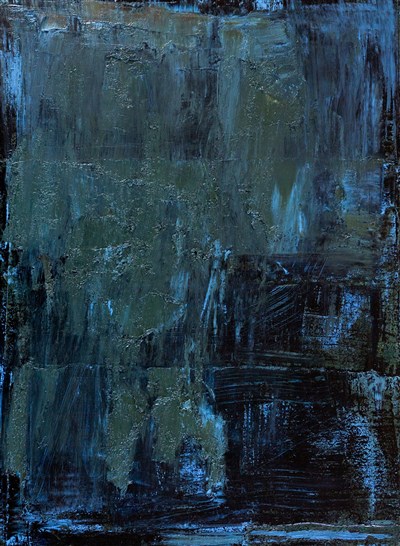 Moonlit (#2) Metallic blue turn red with rust 